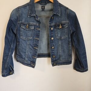 GAP Girl's Blue Jean Jacket Size XL